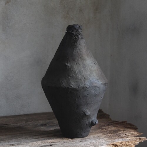 Wabi-sabi ceramic vase #0203