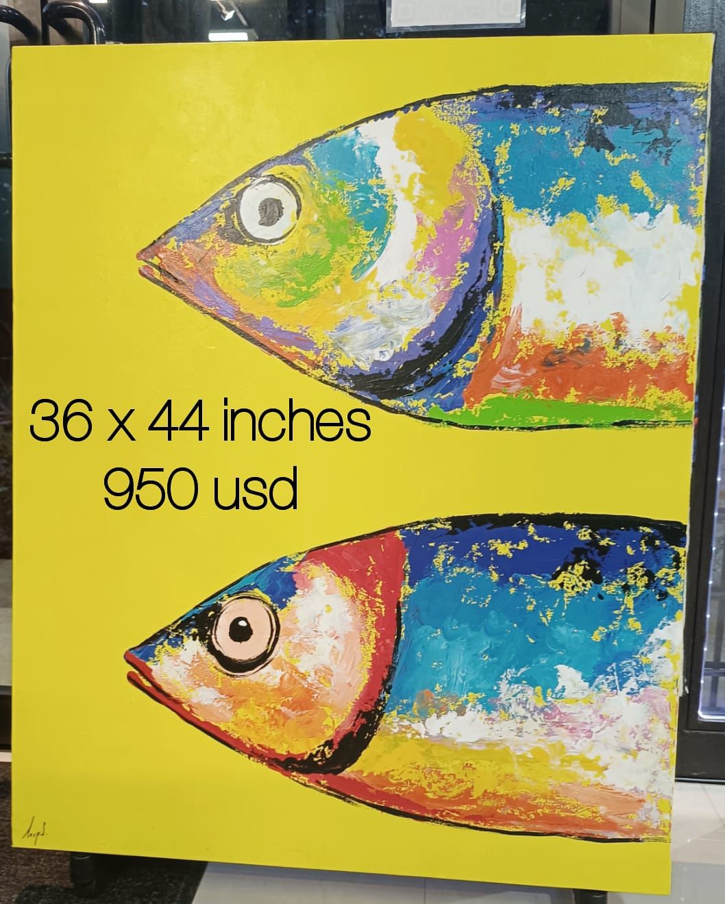 Acrylic Paintings #5A  #5B  #5C