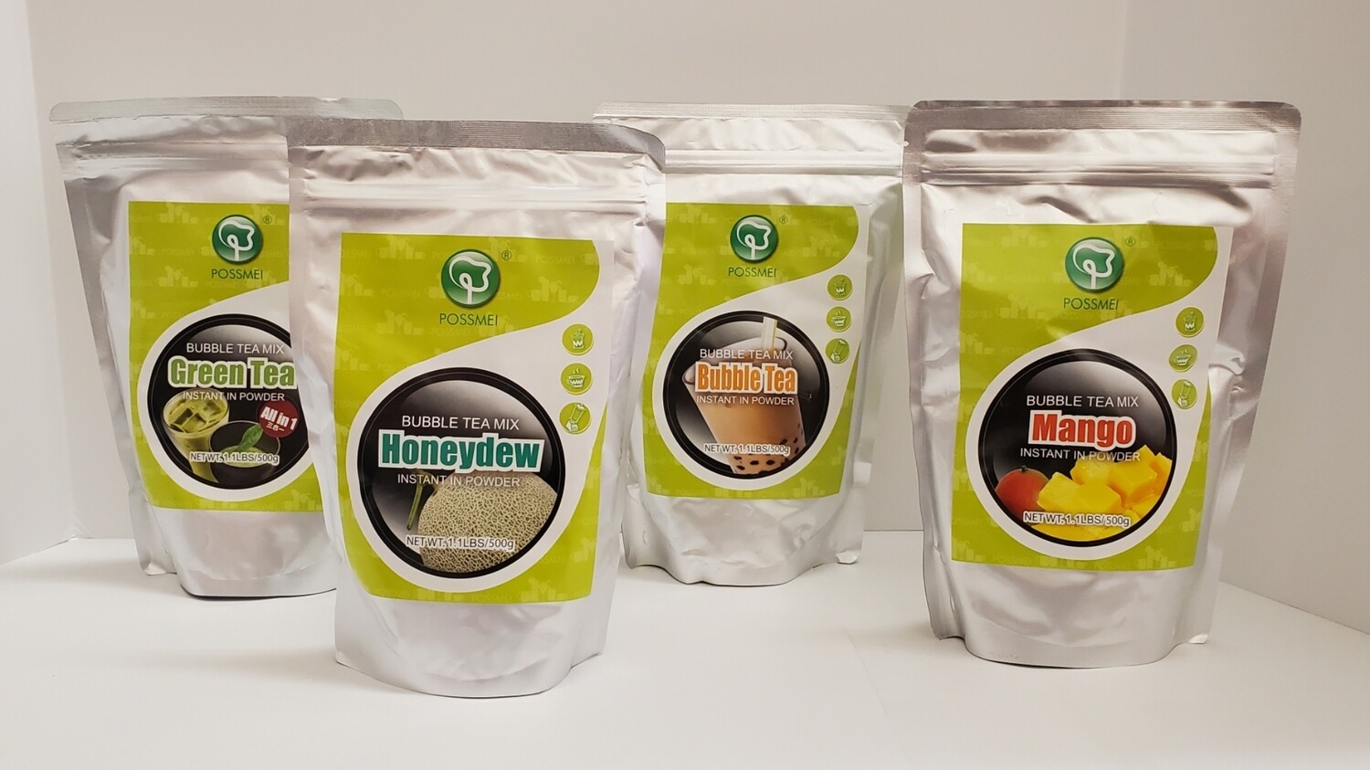 Possmei Bubble Tea Mix (7 Flavors/ 2 Sizes)