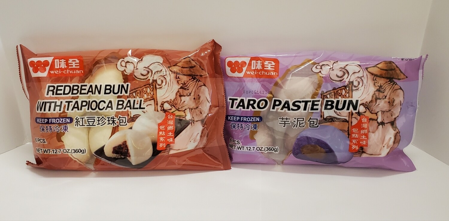 Wei-Chuan Frozen Buns (6 pieces / 5 Flavors)