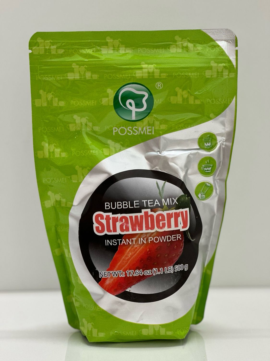 Possmei Strawberry Bubble Tea Powder