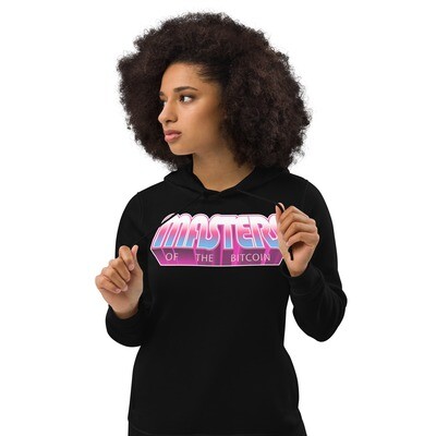 MASTERS OF THE BITCOIN Women's eco fitted hoodie