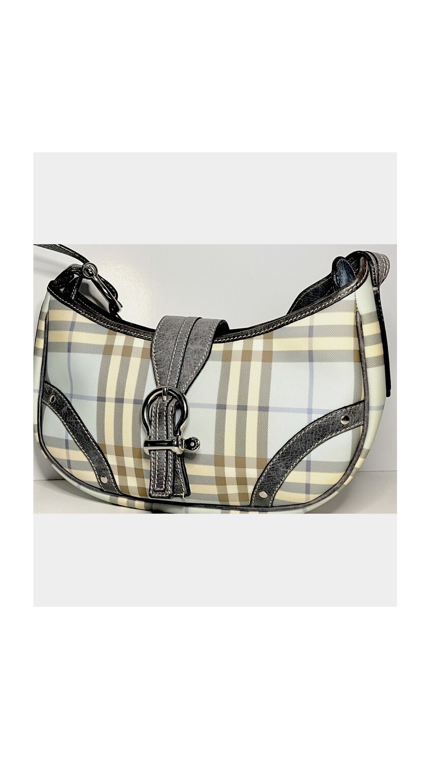 Burberry Hobo Bag in Blue