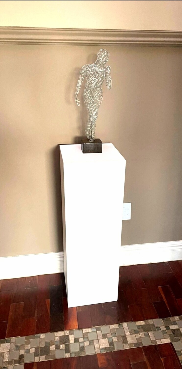Large Wooden Display Plinth 90cm Details in Description