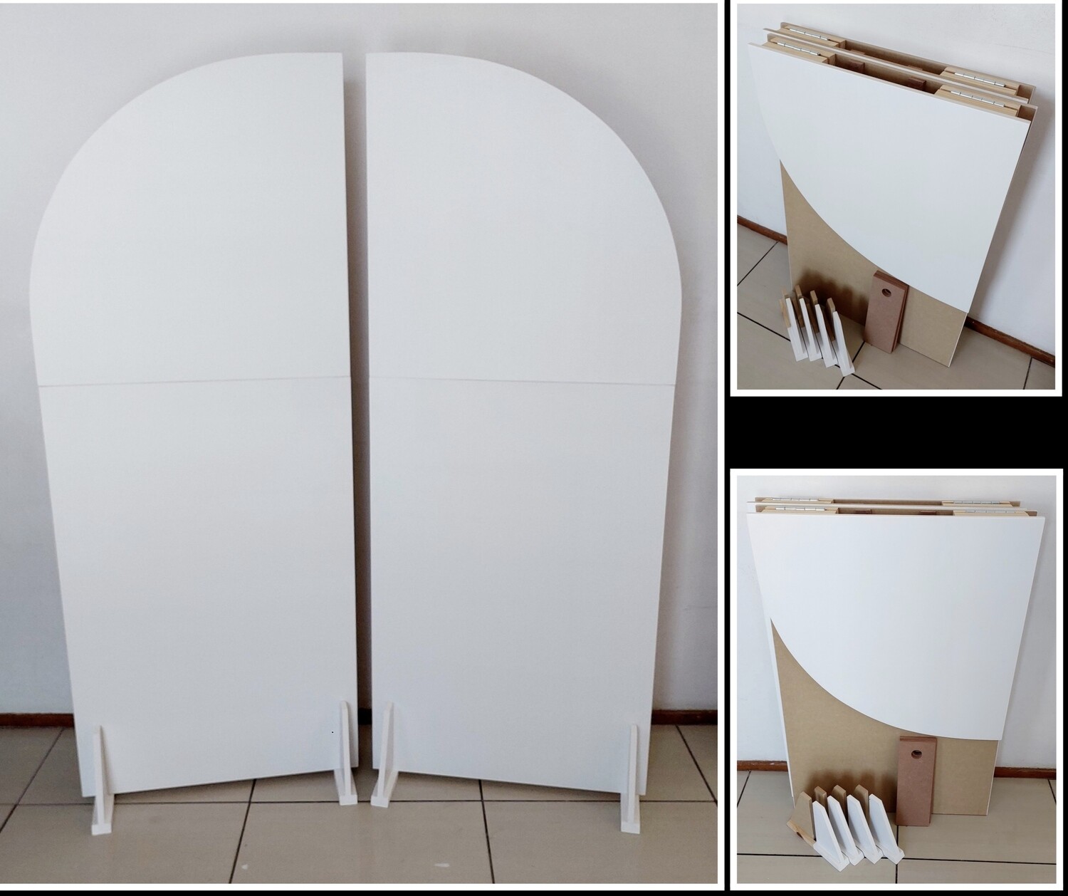 2 Piece Folding Backdrop Set Details in Description