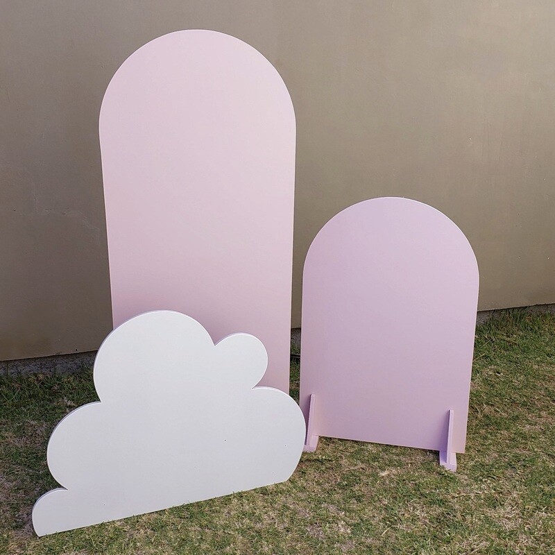 3 Piece Pink Backdrop Set Details in Description