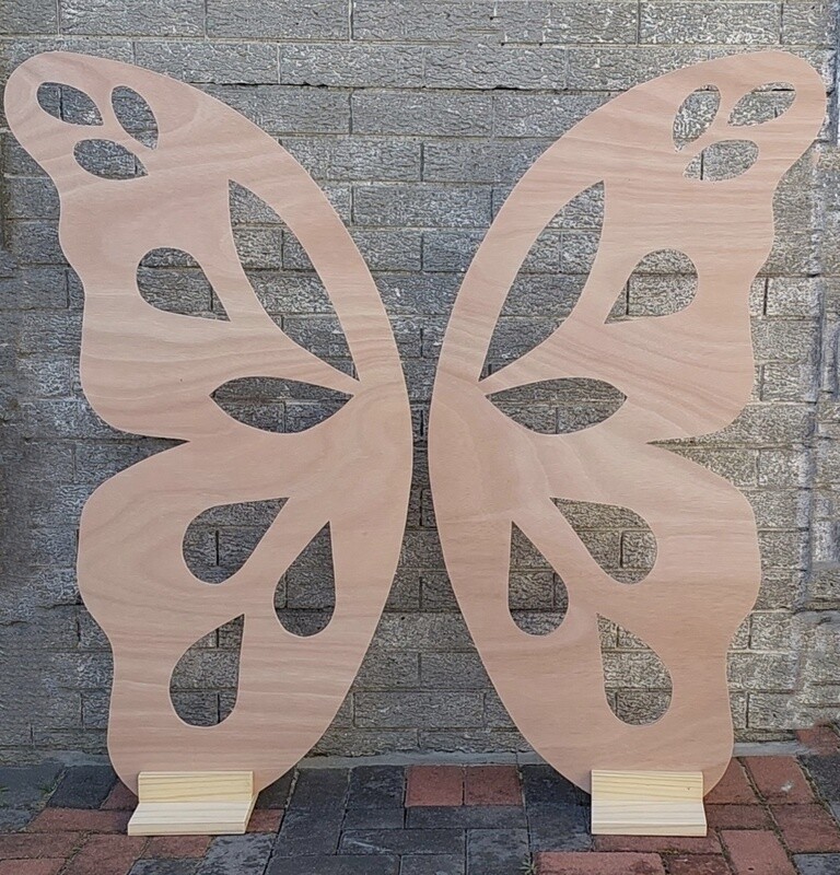 2 Piece Medium Butterfly Wing Set Details in Description