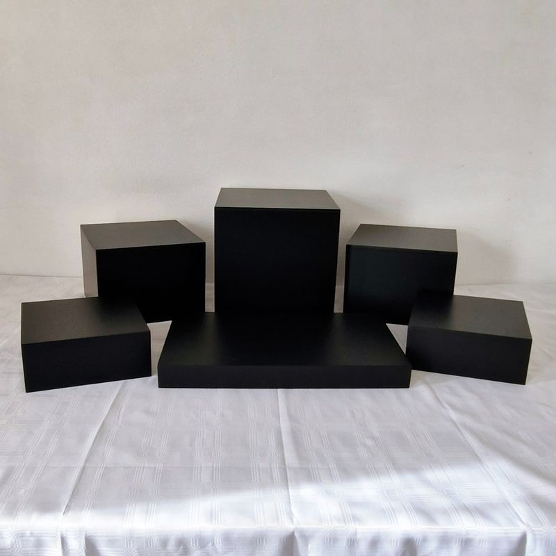 6 Piece Easy Store Table Riser Set  Details in Description