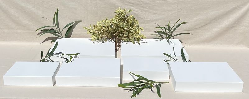 6 Piece Custom Table Riser Set  Details in Description