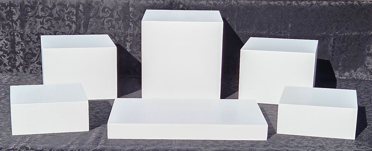 6 Piece Easy Store Table Riser Set Details in Description