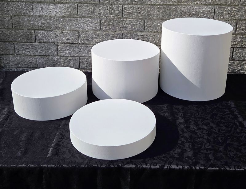 Custom Round 4 Piece Table Riser Set Details in Description