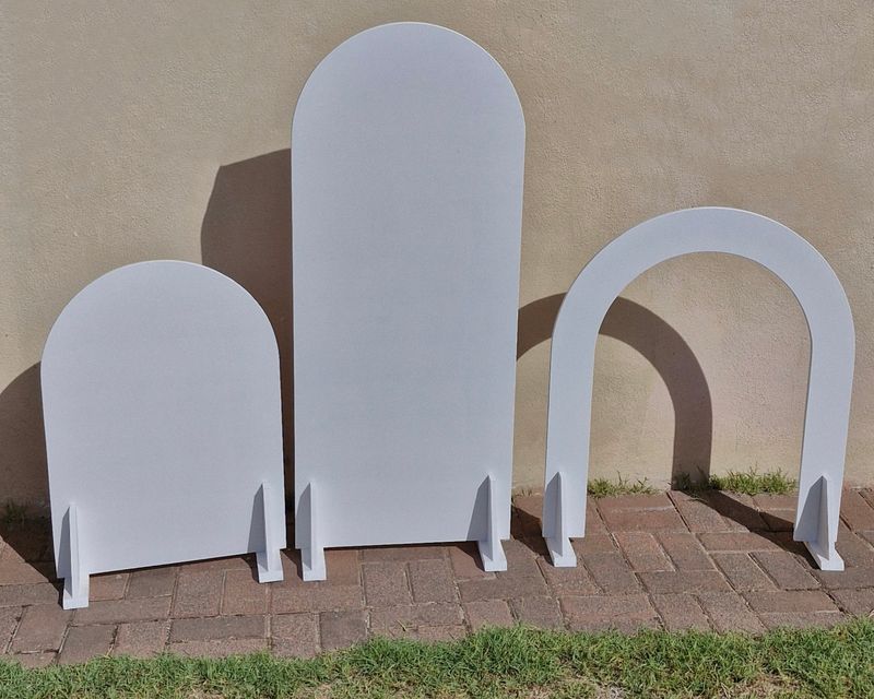 Custom 3 Piece Arch Backdrop Set   Details in Description