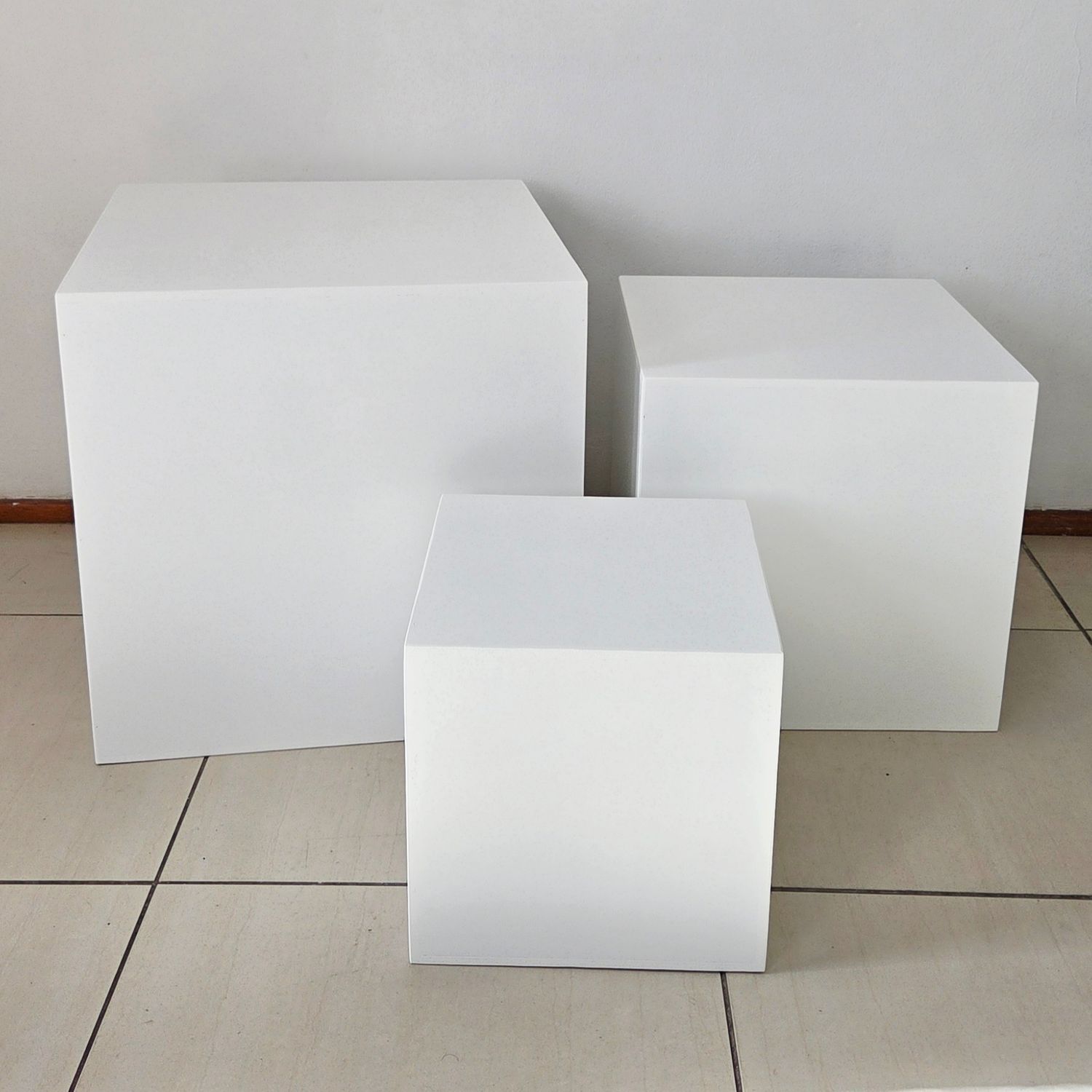3 Piece Wooden Photography Cube Set Details in Description
