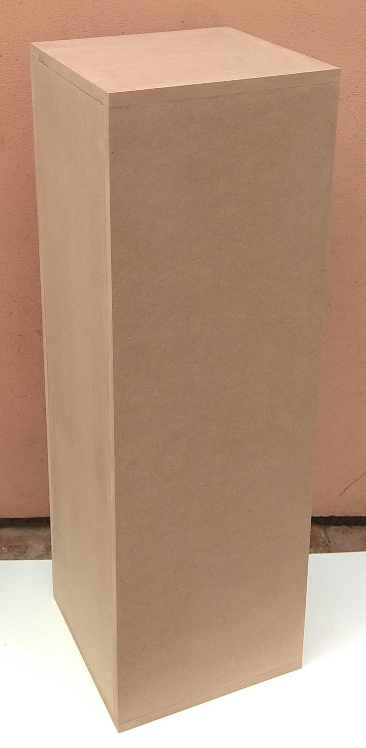 Unpainted Wooden Display Plinth Various Sizes.  Details in Description