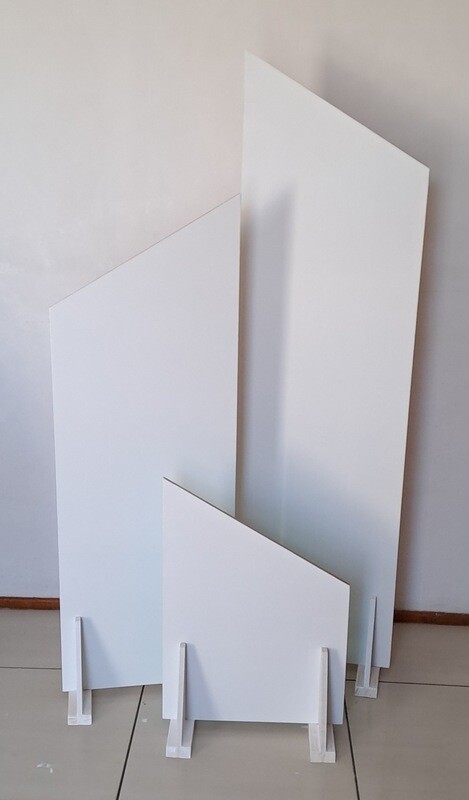 3 Piece Angled Backdrop Set Details in Description