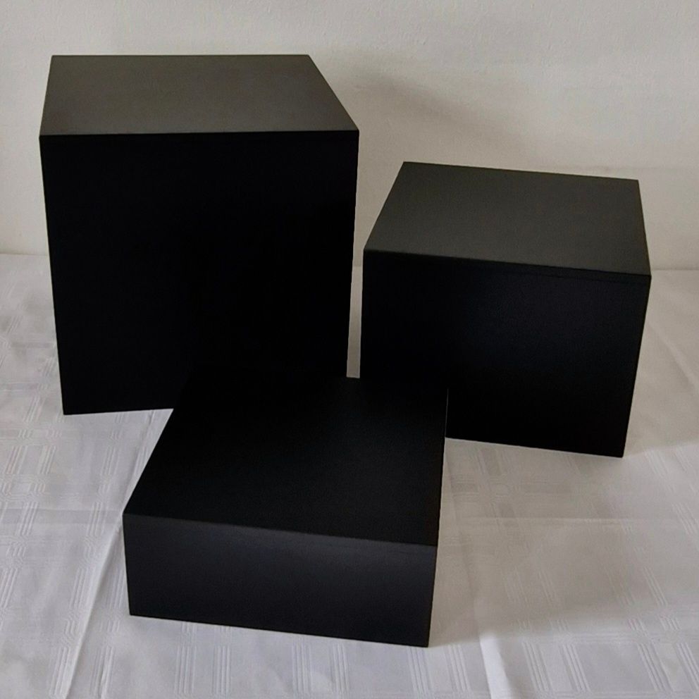 3 Piece  Black Table Riser Set  Details in Description