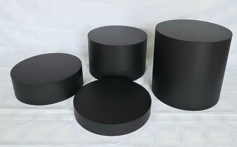 Custom Round 4 Piece Table Riser Set Details in Description