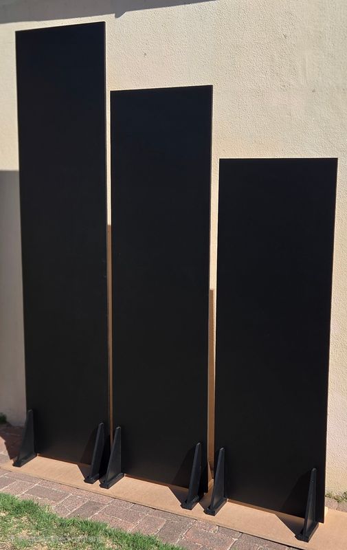 3 Piece Wooden Backdrop Set. Various Colours.  Details in Description
