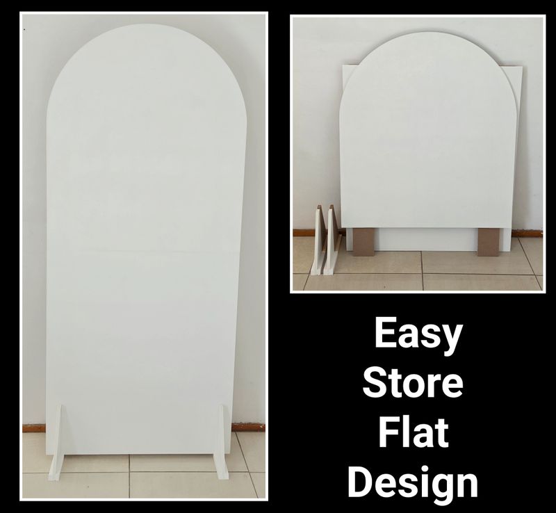 Large Easy Store Arch Backdrop. Various Colours