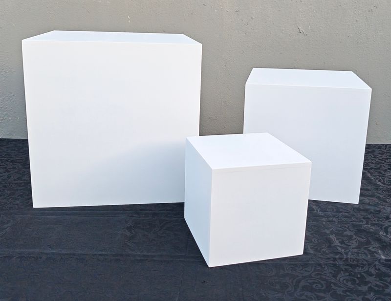 3 Piece Table Riser Cube Set Details in Description