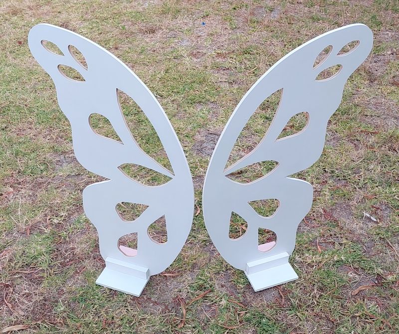 2 Piece 1.2m High Butterfly Backdrop Set. Various Colours.