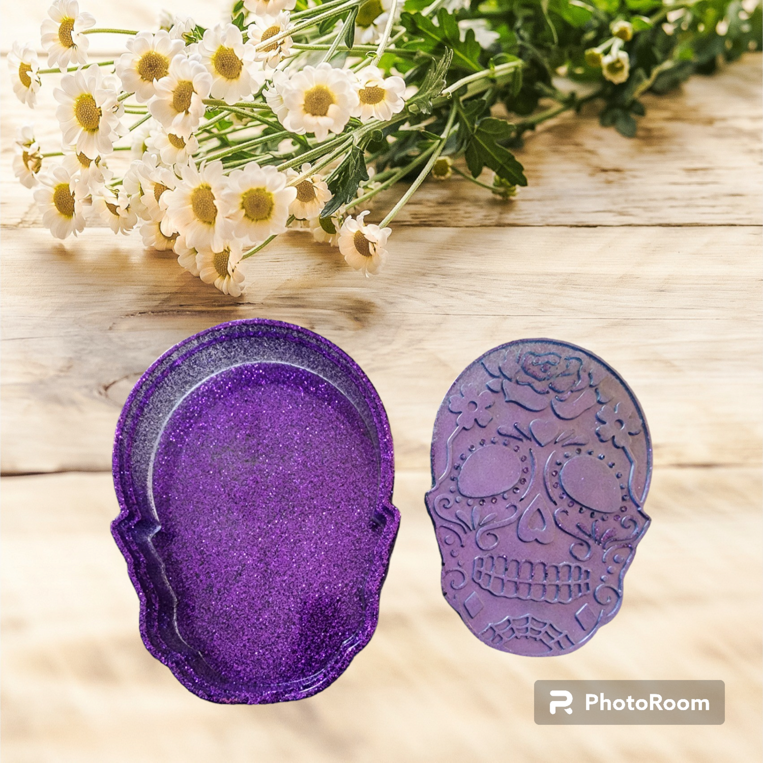 Purple Skull Jewlery Box