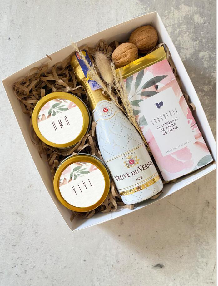 Champagne, chocolate &amp; frutos secos