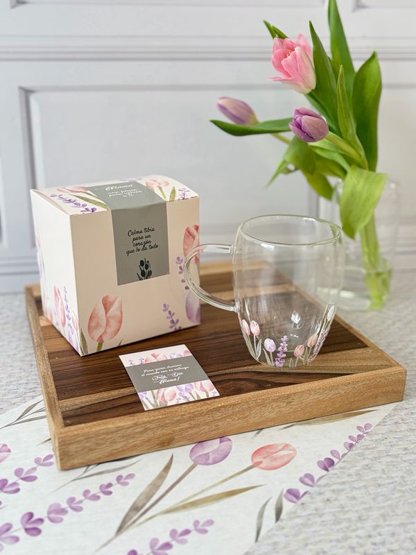 Taza de vidrio de doble pared