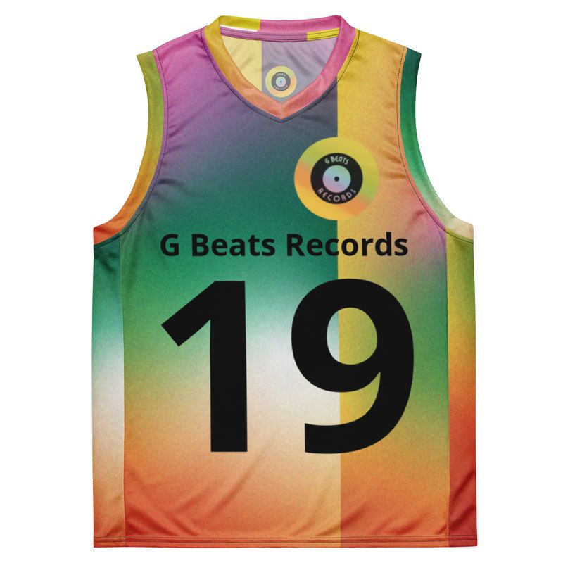Recycled unisex basketball jersey