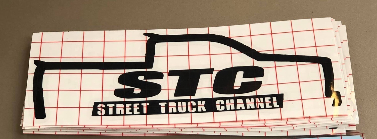 STC STICKER IN BLACK