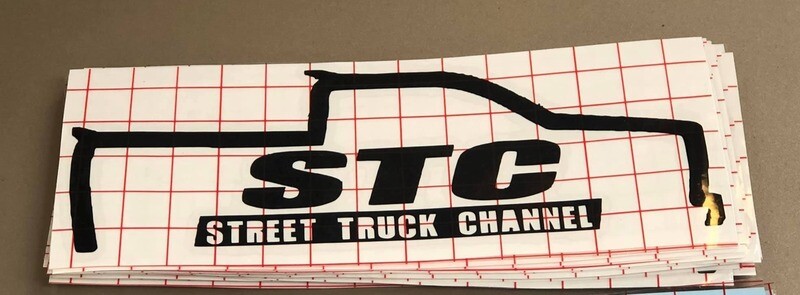 STC STICKER IN BLACK