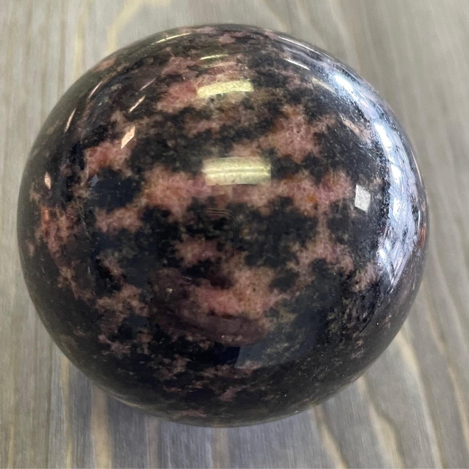 Rhodonite sphere