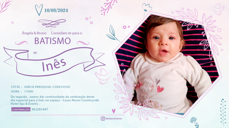 Convite Batizado