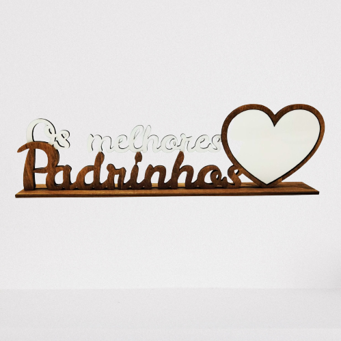 Moldura "Os  melhores Padrinhos"