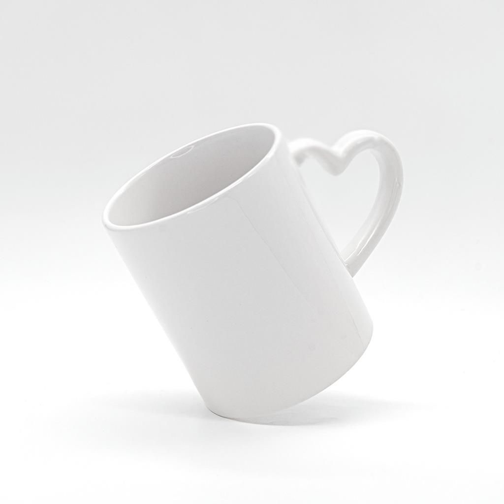 Caneca asa coração