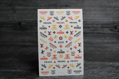Fendi Stickers D009