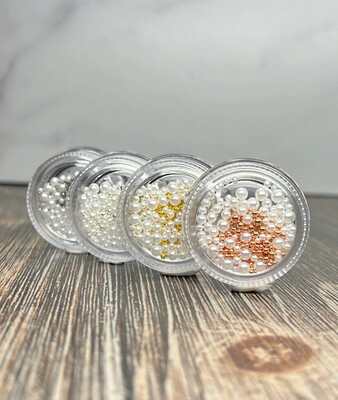 Set de balines y perlas 4 colores