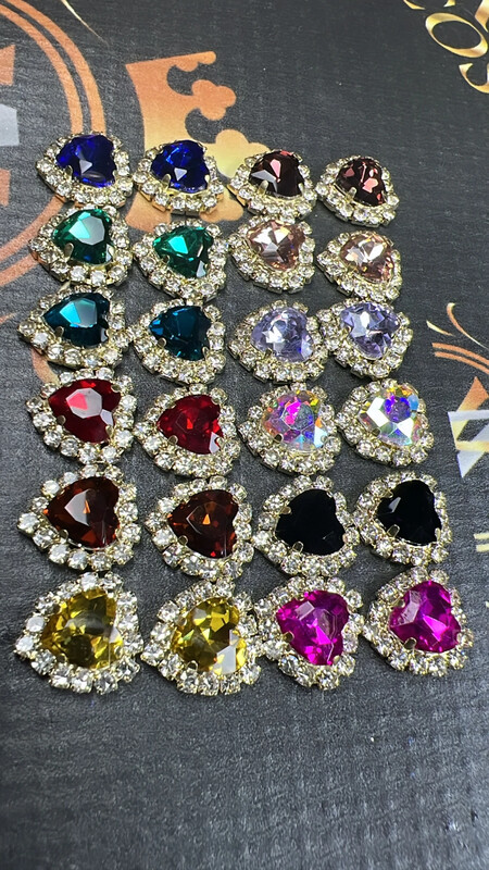 Rainbow zircon ❤️ 12 colores /24 unidades