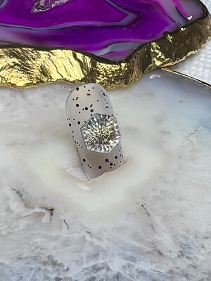 Nail art rhinestone exagon 10 unidades 10x10 mm