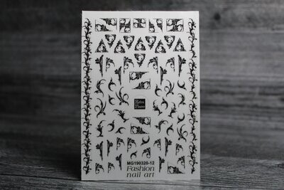 Retro Flower Stickers