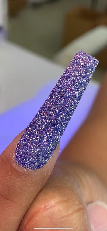 Reflective effect glitter powder