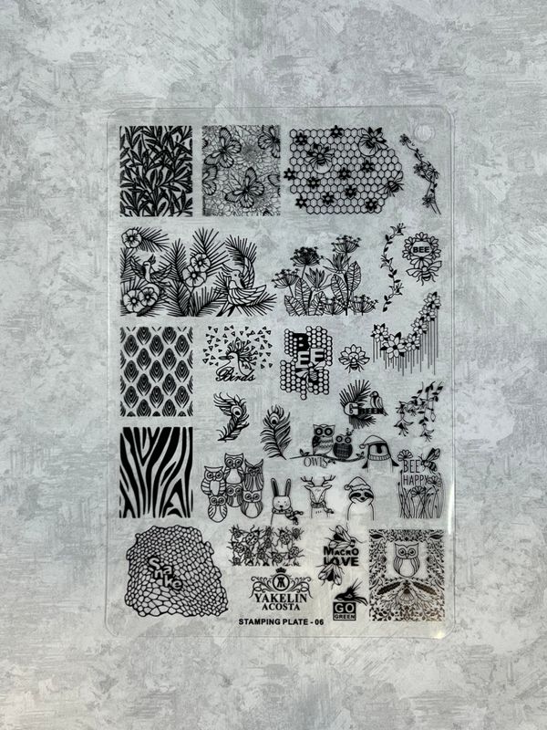 Stamping plate #6