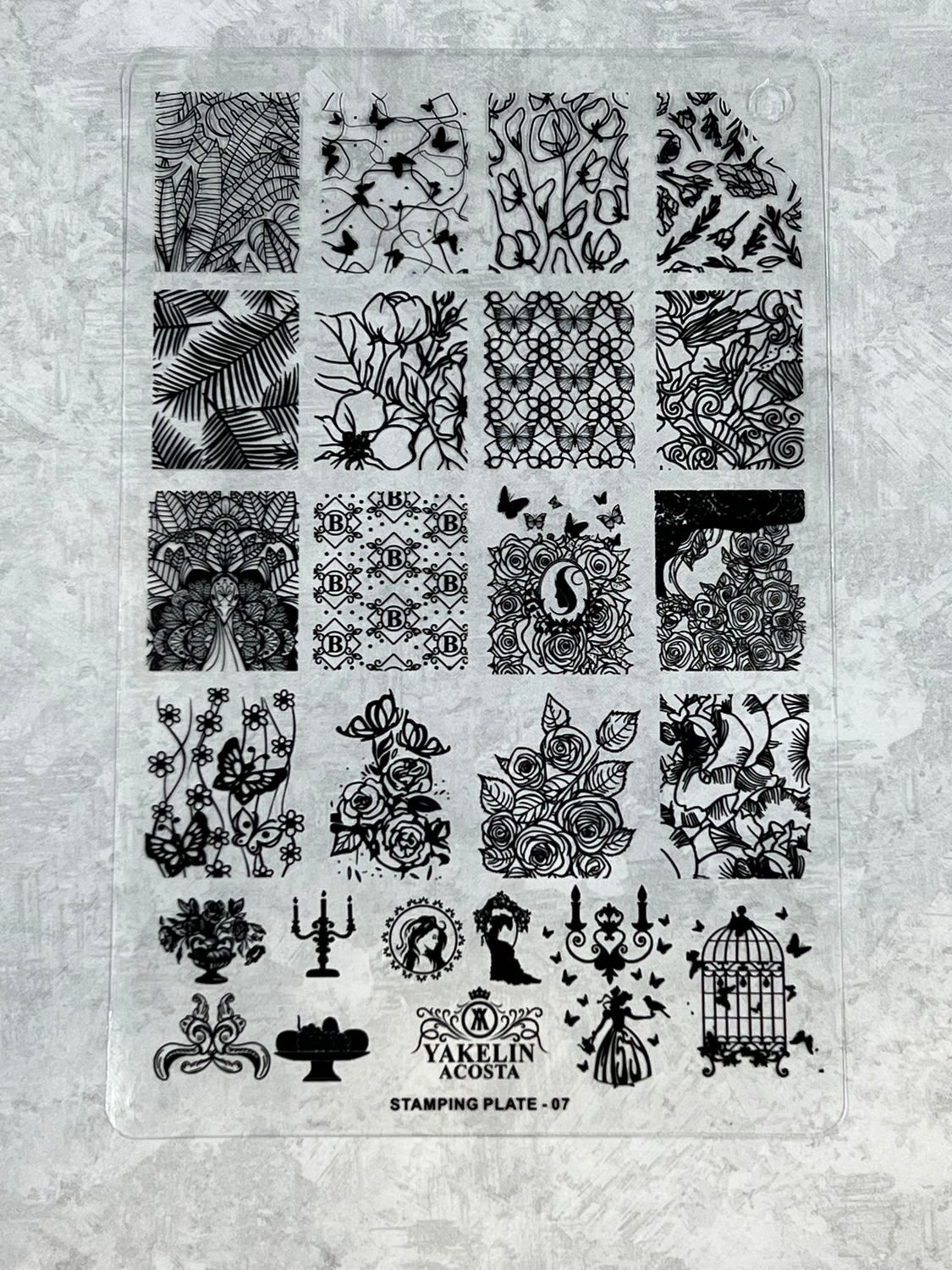 Stamping plate #7