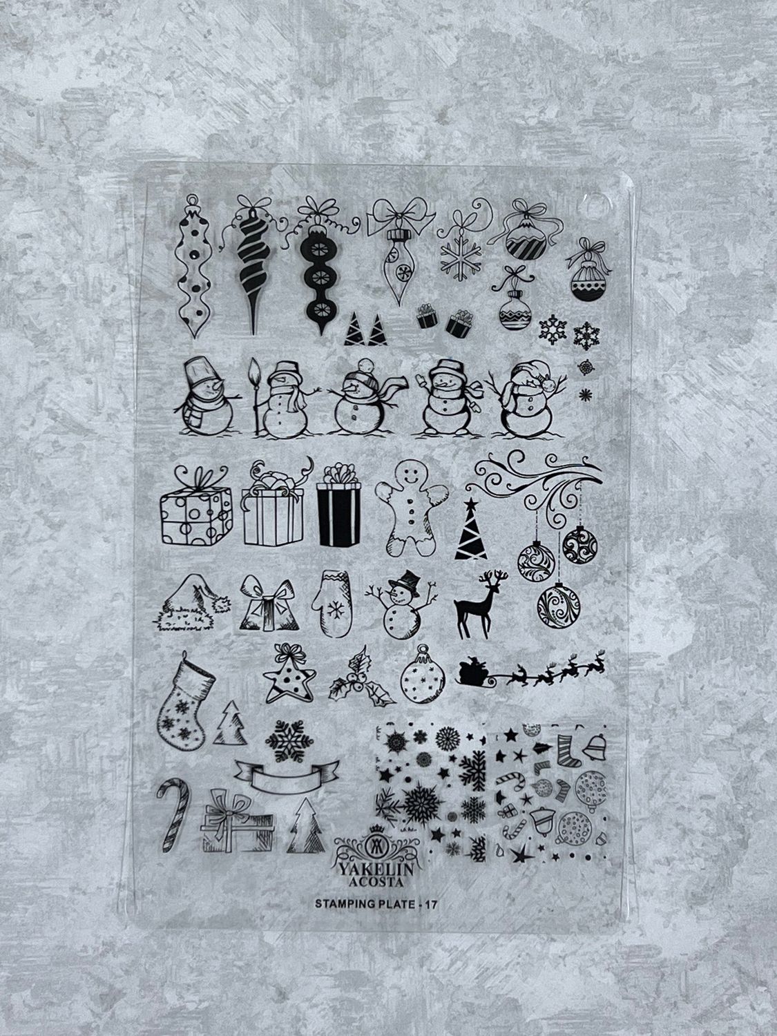 Stamping plate #17