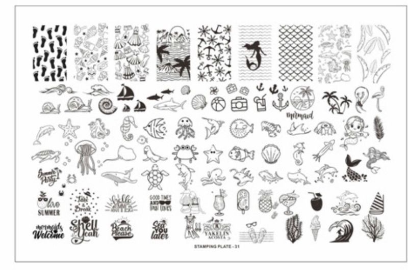 Stamping plate #31