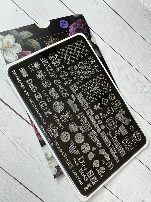 Stamping plate #28