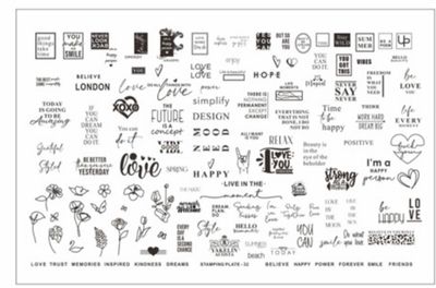 Stamping plate #32