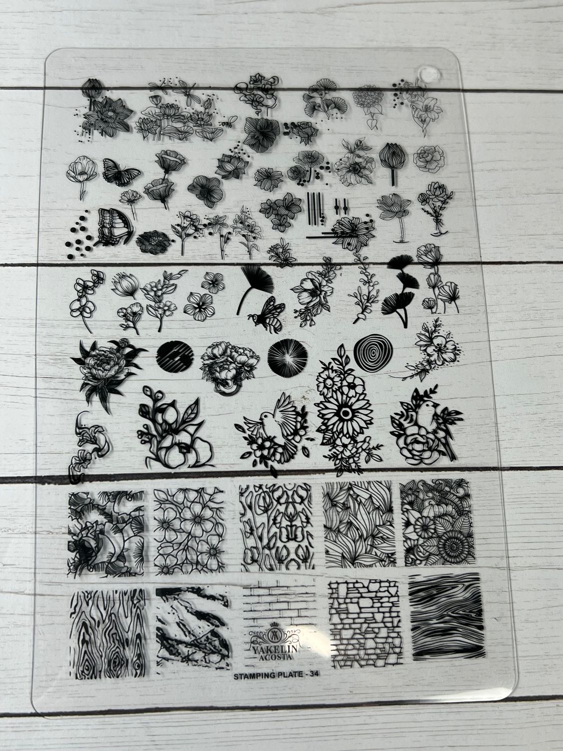 Stamping plate #34