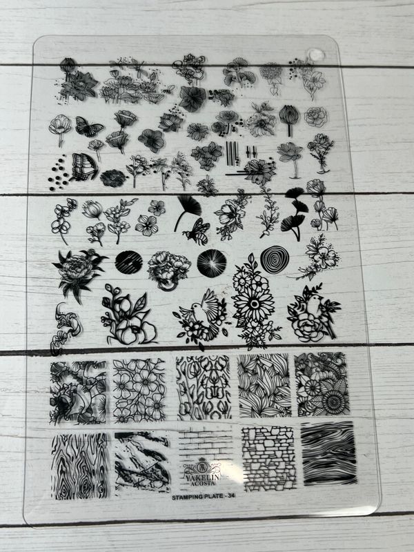 Stamping plate #34