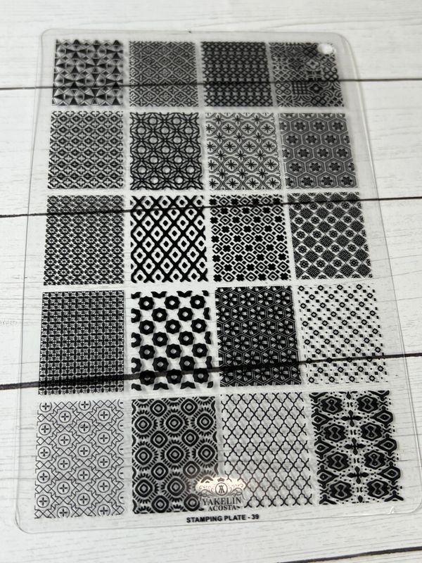 Stamping plate #39